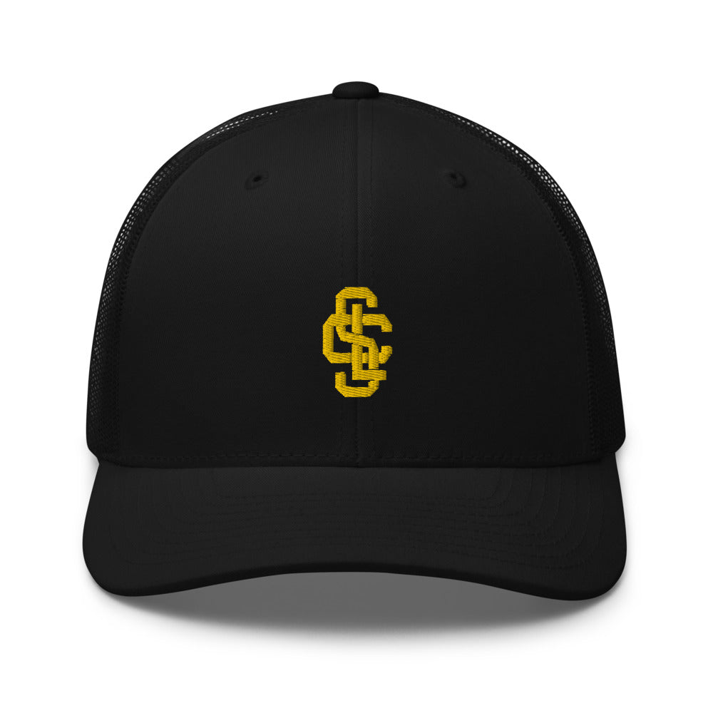 SLOC Yellow Monogram Mesh Back Hat