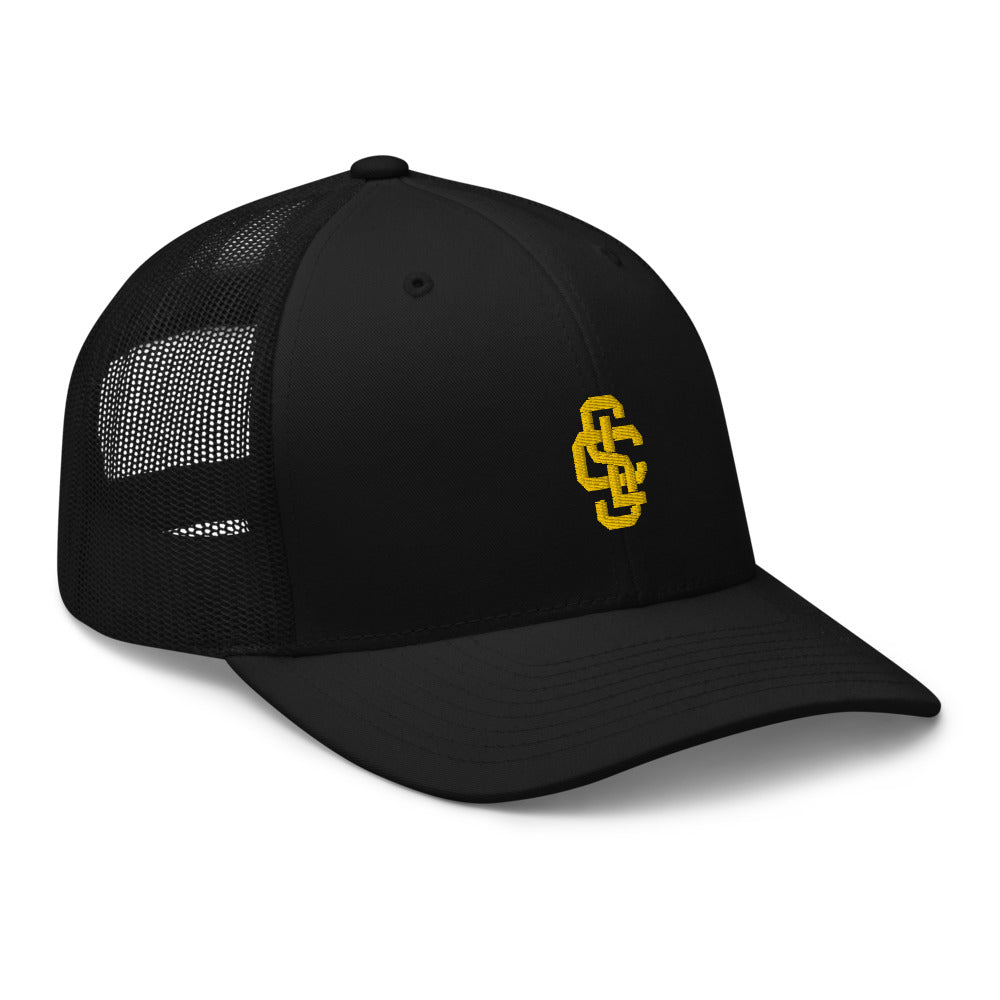 SLOC Yellow Monogram Mesh Back Hat